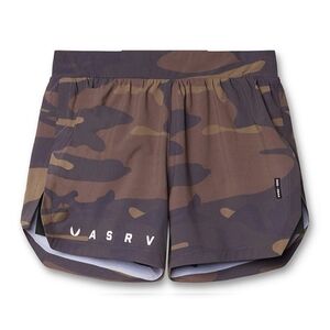 ASTV Ultralight 5 High Split Pull On Gym Shorts Camo Mens Size XS Activewear